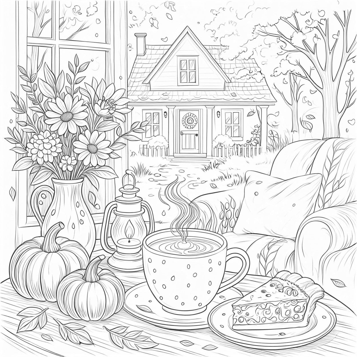 Ebook de coloriage – Mood d’automne "volume 2"🍂