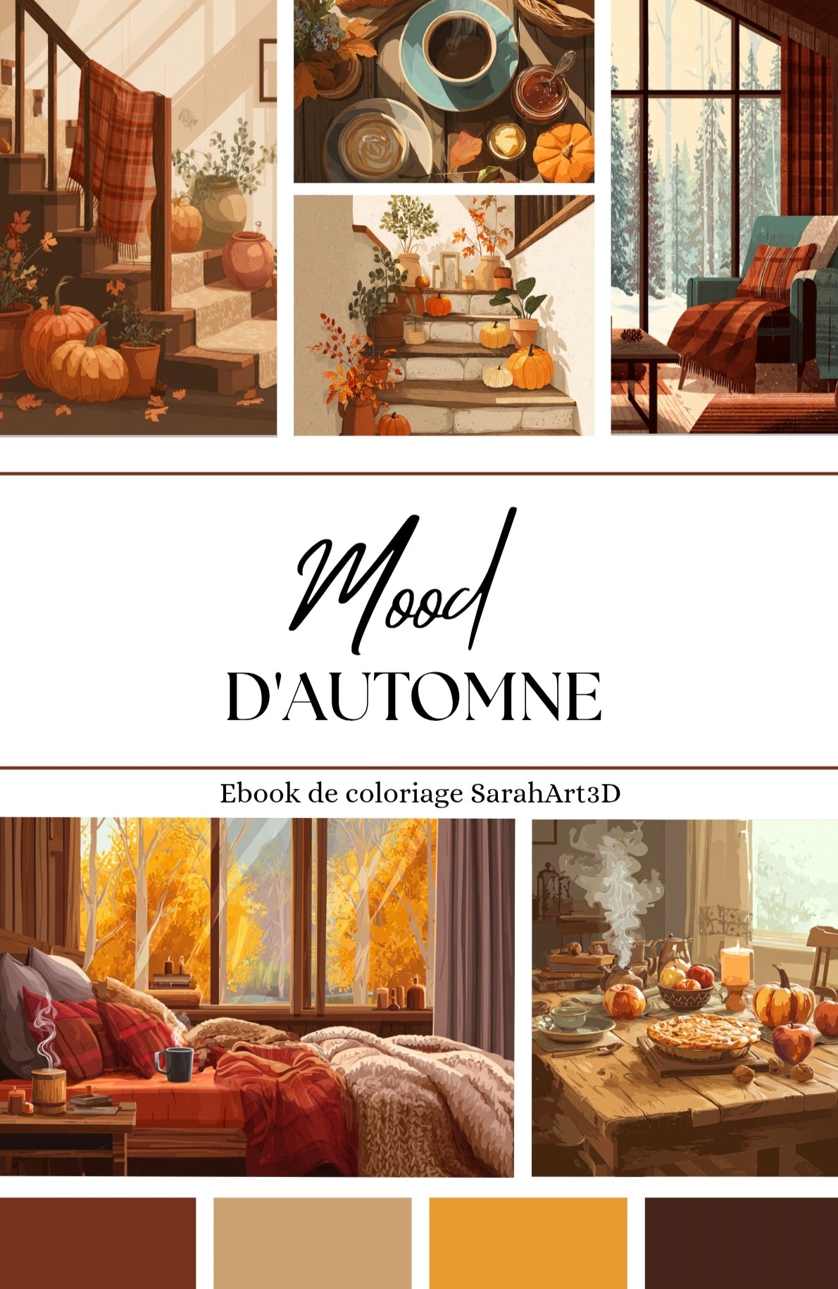 Ebook de coloriage – Mood d’automne "volume 1"🍂