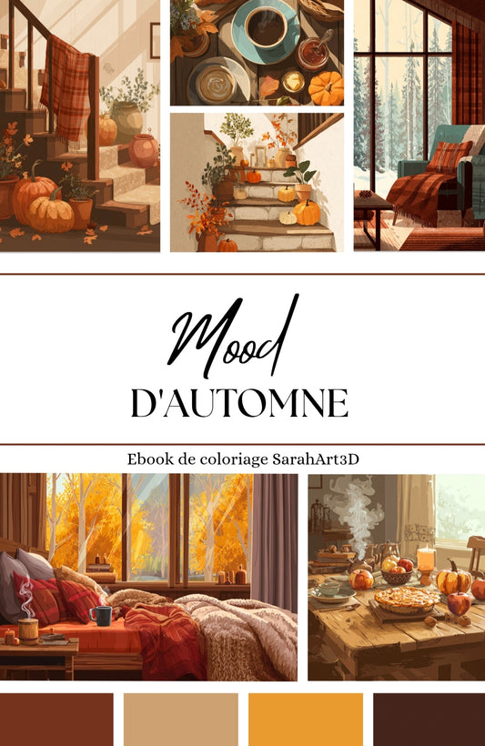 Ebook de coloriage – Mood d’automne "volume 1"🍂