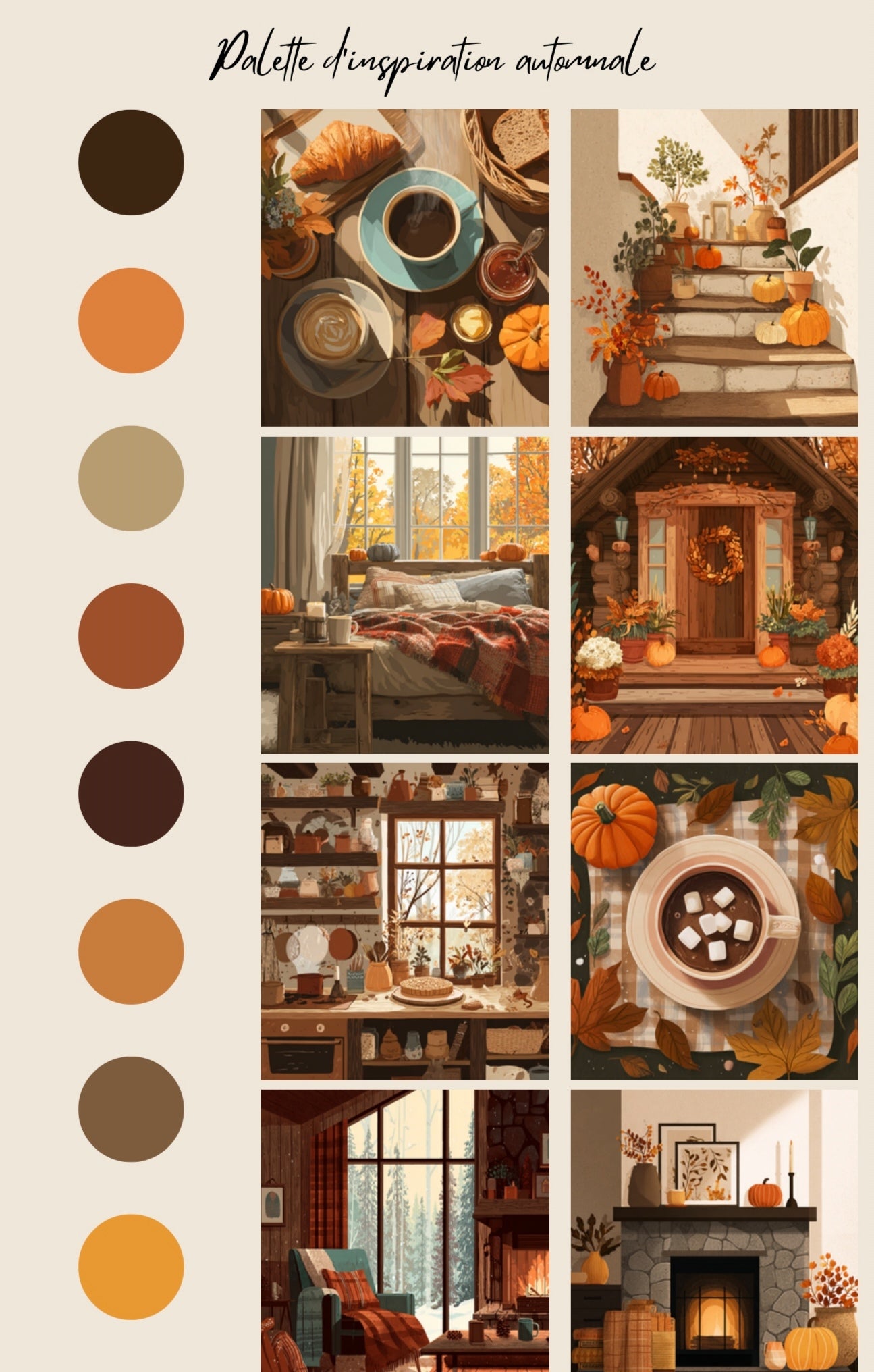 Ebook de coloriage – Mood d’automne "volume 1"🍂