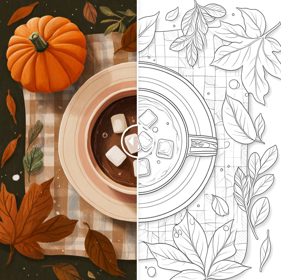 Ebook de coloriage – Mood d’automne "volume 1"🍂