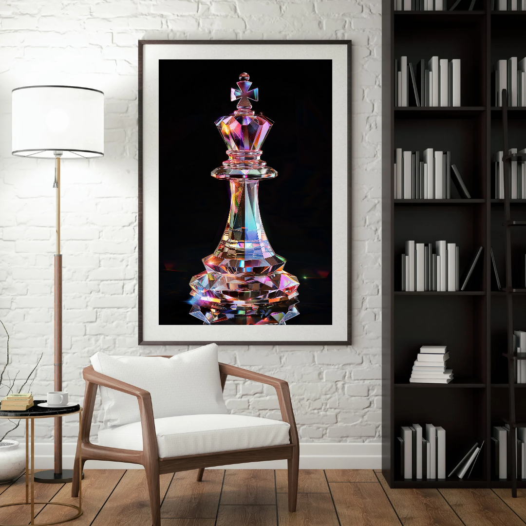 Affiche roi cristal 50x70 cm