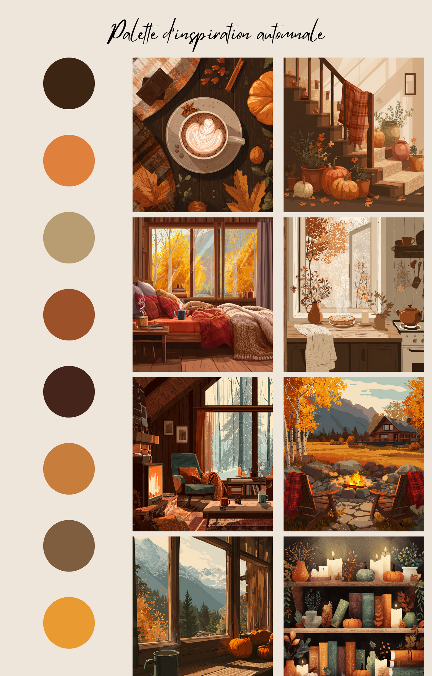 Ebook de coloriage – Mood d’automne "volume 2"🍂