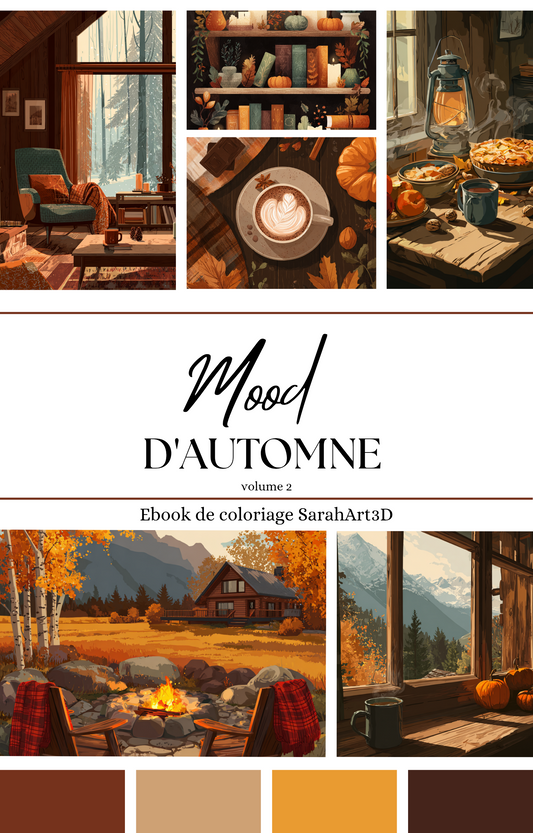 Ebook de coloriage – Mood d’automne "volume 2"🍂
